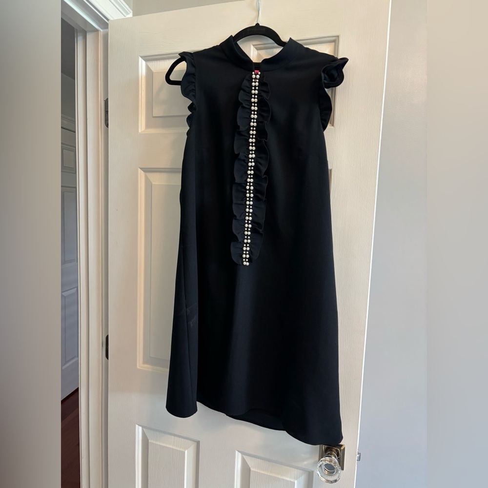 Elegant Black Ruffle Dress